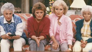 The show starred Bea Arthur as Dorothy Petrillo-Zbornak, Rue McClanahan as Blanche Devereaux, Betty White as Rose Nylund and Estelle Getty as Sophia Petrillo. (NBC via Getty)