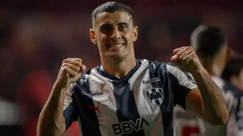 German Berterame scored a brace for Monterrey (Photo Credit:X@WeAreRayados)