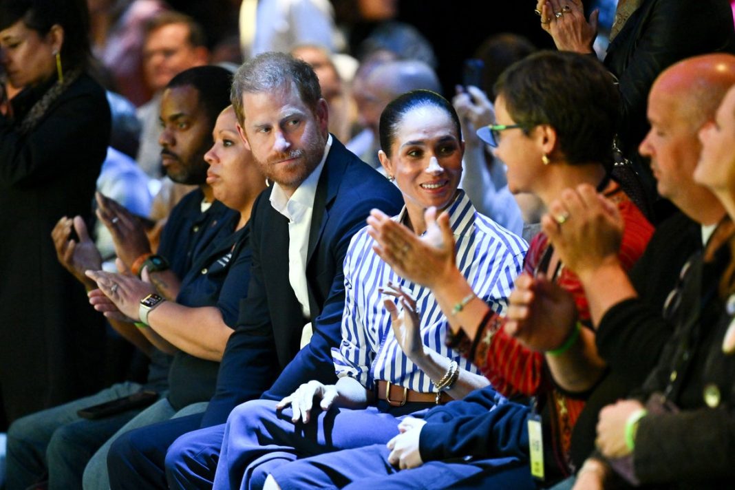 The Duke and Duchess of Sussex, attend Project Healthy Minds’ World Mental Health Day Festival (Evan Agostini/Invision/AP) (AP)
