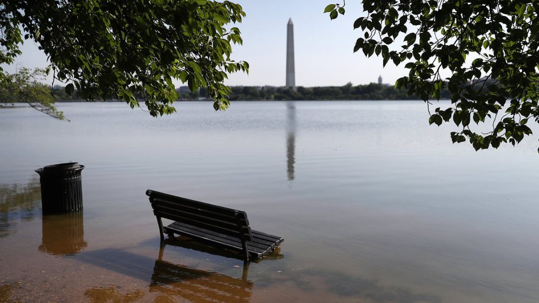 The Sea Level Submergence Explorer map revealed how 65 feet of sea level rise could impact New York in a doomsday climate scenario