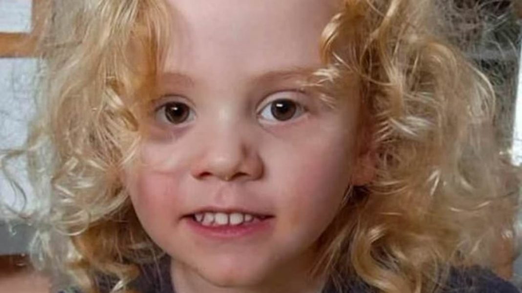 Gus is pictured. His father lives two hours' drive away, 100km to the west in Belalie North, near Jamestown 