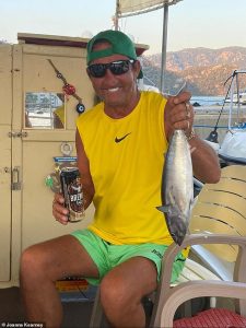 Joanna described her dad as a 'very happy, cheeky, chappy' who would do anything for anyone.