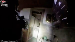 The raid follows a previous police operation to round up members of the Società Foggiana