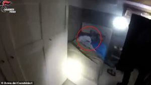 The Mafia boss got the shock of his life as he woke up to find a gun barrel in his face