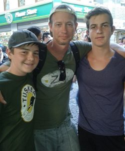 Brown is believed to have taken his grilfriend to meet his family back in South Africa including his father Andrew who works as a reservist sergeant for the South African Police authorities