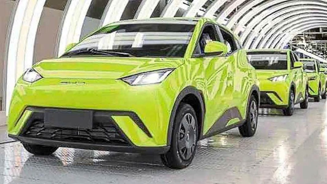 In the fast lane: BYD, until recently little known in the UK, is now becoming a familiar sight on driveways