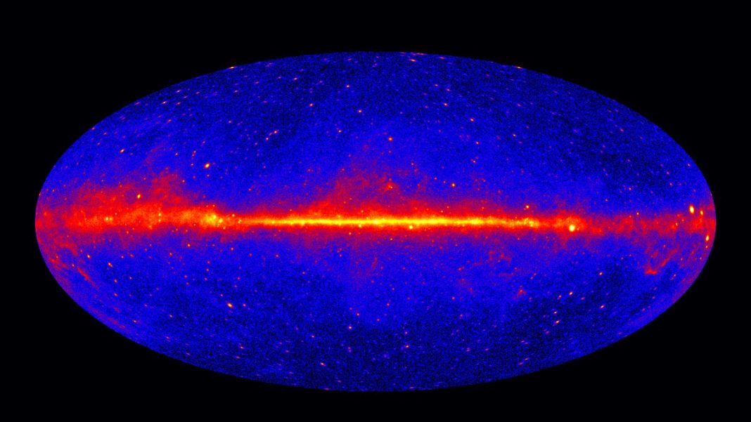 Scientists say that a glow of gamma ray radiation from the Milky Way could be evidence that dark matter exists. In a new paper, researchers argue that this glow is produced by colliding particles of dark matter 