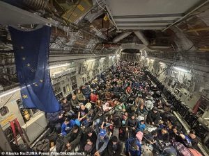 In one of the most significant airlifts in Alaska's history, hundreds were flown about 500 miles to Anchorage, after a shelter in the regional hub city of Bethel was filled with dozens of evacuees