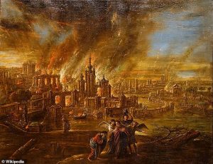 According to the Old Testament, these cities were destroyed by fire and brimstone as divine punishment for extreme wickedness, including cruelty, corruption and moral decay