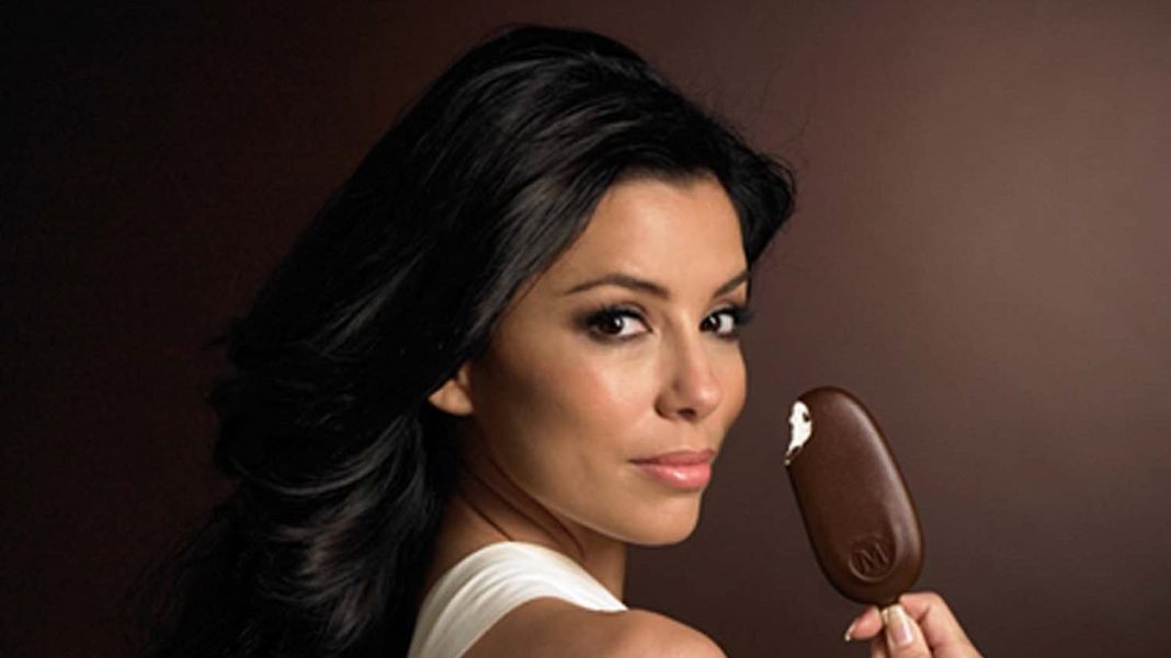 Ice cream of choice: Magnum is advertised by actress Eva Longoria