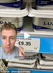 Another viral post complained that one Tesco location was selling packs of Lurpak for £9.35