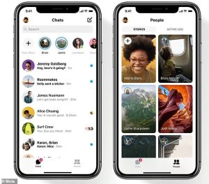 The Messenger app for mobile (pictured) will not be affected, but desktop app users will need to 'take the necessary steps' to ensure they can still access their chat history from mobile
