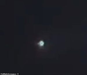 However, some people have said that it was likely NASA's International Space Station that was shining brightly over the area