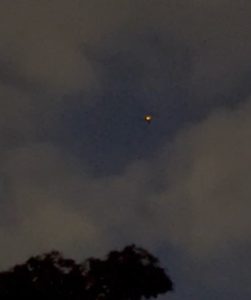 They were on patrol when they spotted the UAP hanging in the night sky. They said it was also near a nuclear facility in the area