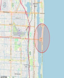 The bubble around the president's mansion means planes, helicopters, and drones are not allowed to enter without permission