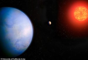 Scientists have discovered a 'super-Earth' (artist's impression) located less than 20 light-years from Earth, that could have the perfect conditions to support alien life