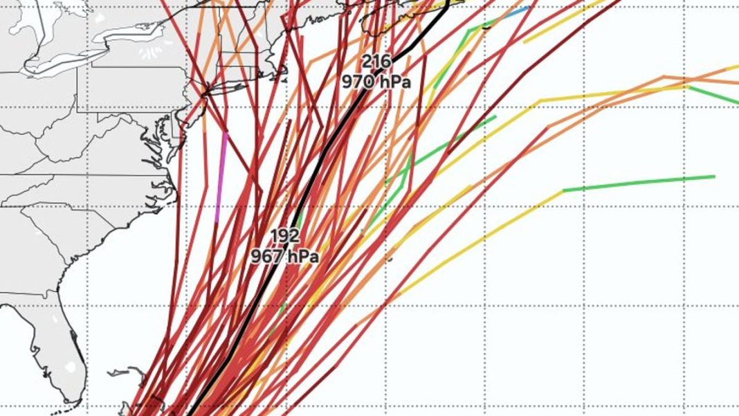 Tropical Storm Melissa (pictured on radar) is projected to intensify into a major hurricane this weekend as wind shear in the Caribbean fades