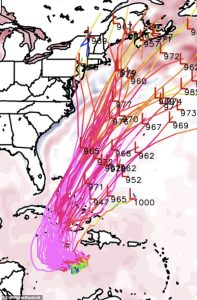 Google DeepMind's AI forecasting system has warned that Melissa may make landfall in the Northeast or New England next week