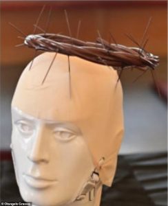 Biological systems analyst Otangelo Grasso found the crown was a ring-like wreath that concentrated wounds around the hairline, temples and back of the head