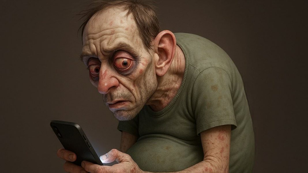 To highlight the dangers of a sedentary lifestyle, experts created a grotesque model called Sam to show what the average sedentary person could look like by 2050