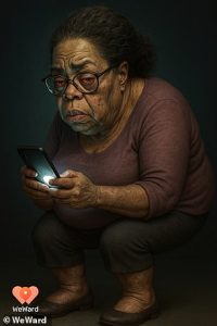 This is what a sedentary Oprah Winfrey would look like, according to the projection