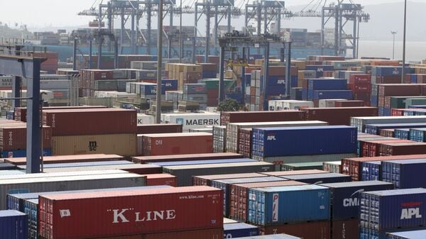 Trade with Germany remains negative as India’s exports stood at $10.53 billion in FY25, while imports were valued at $18.56 billion, as per commerce ministry data. (Bloomberg)