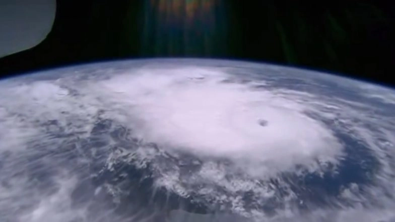 Video of Hurricane Melissa From ISS Goes Viral (X/@nelsonastrofoto, Sen Corporation)