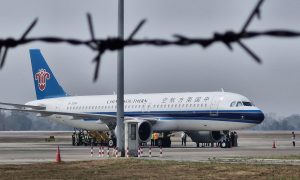 Earlier this year Beijing transported call centre gang members from Myanmar via the Mae Sot airport to face charges in the mainland. Aswin Pakkawan