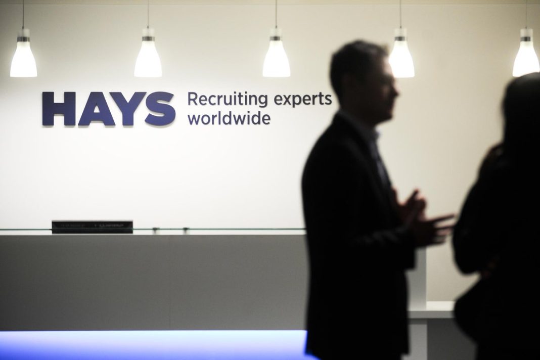 Recruiter Hays said it saw the usual post-summer recovery in hiring activity (Dan Lewis/VisMedia/PA) (PA Media)