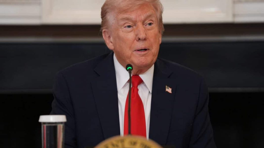 President Donald Trump will get his routine yearly health check up today. File image/AP