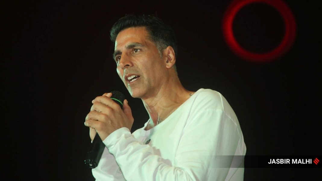 Akshay Kumar recently highlighted, the virtual world can also be a dangerous place for youngsters (Source: Express photo by Jasbir Malhi)