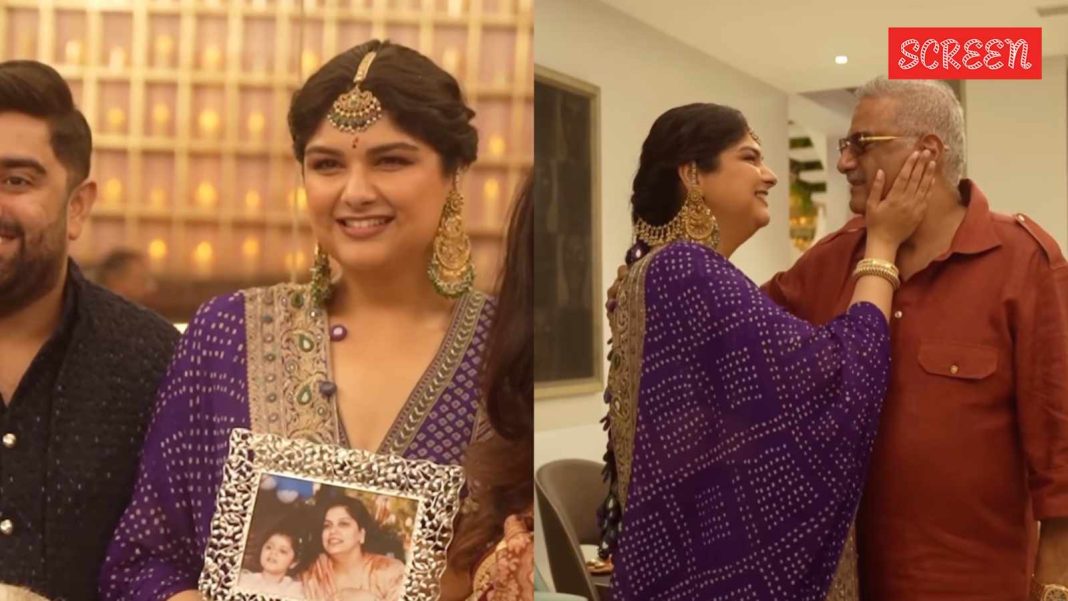 Anshula Kapoor admits missing mother Mona during her engagement ceremony. (Pic: Anshula/Instagram)