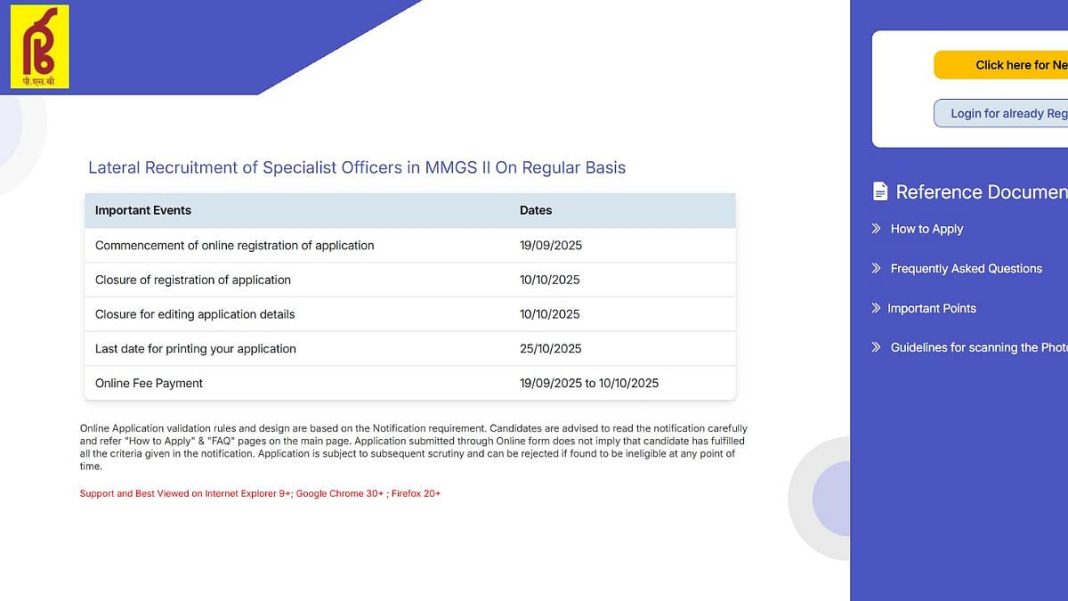 Punjab & Sind Bank Recruitment 2025 | punjabandsindbank.co.in