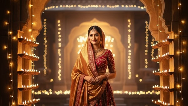 AI generated image for Diwali celebration