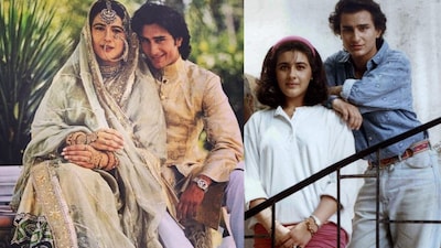 Saif and Amrita's marriage lead to some resentment in the family at first.