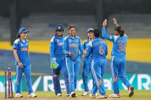 ICC Women's Cricket World Cup cricket match: India Women vs Pakistan Women - | Photo: AP/Eranga Jayawardena