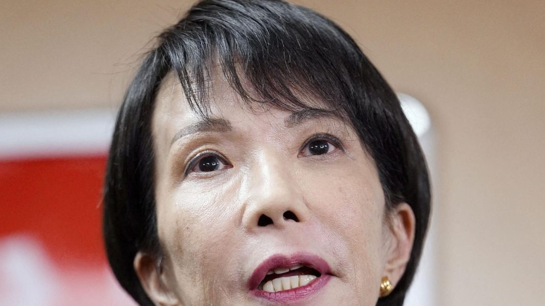 Japan's Liberal Democratic Party newly elected chief Sanae Takaichi.