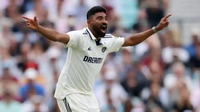 Mohammed Siraj (Photo credit: X @BCCI)