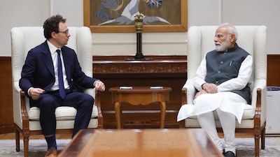 Dario Amodei, CEO and co-founder of Anthropic with Prime Minister Narendra Modi. (X)