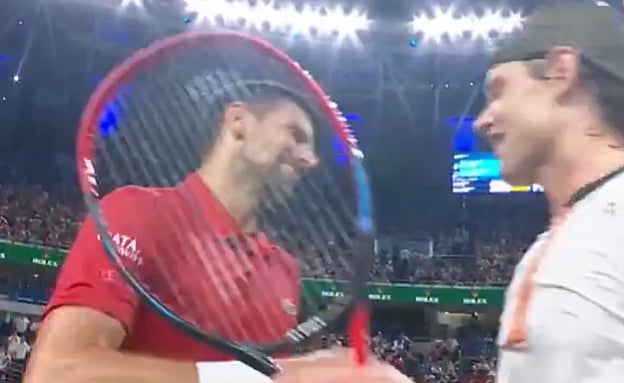 Novak Djokovic and Zizou Bergs. | (Credits: X)