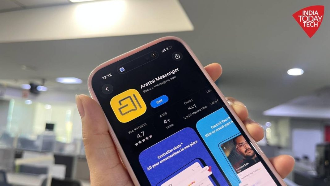 Arattai messenger is an Indian messaging app and a rival to WhatsApp