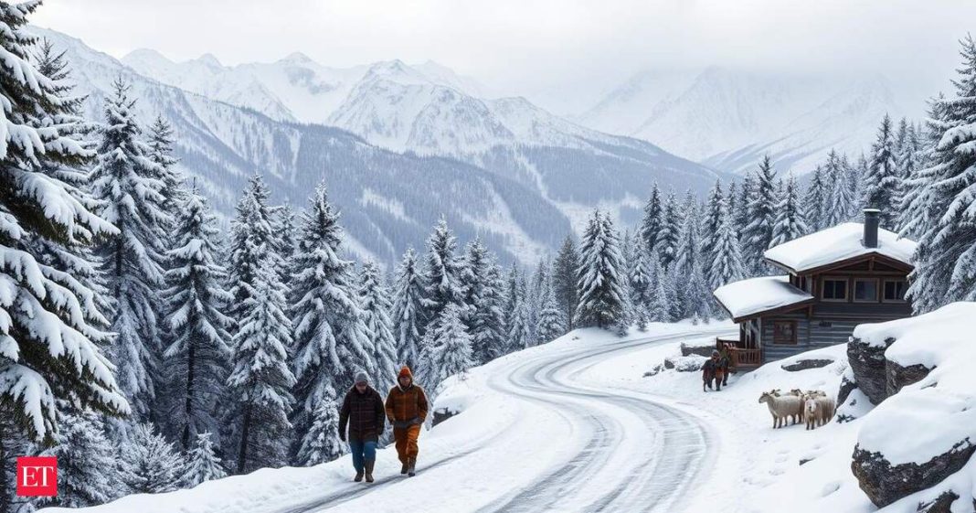 New York City is expected to receive 17 to 21 inches of snow during winter 2025-2026, with storm systems from western Canada potentially arriving in December as La Niña conditions influence weather patterns across the United States. (representative image)