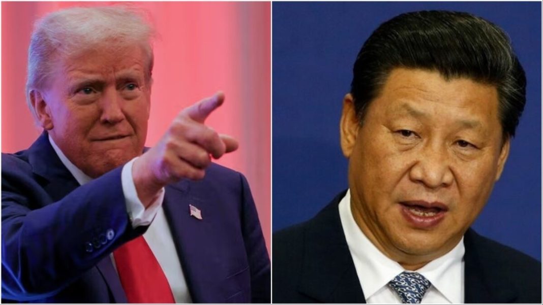 US President Donald Trump and Xi Jinping. (Photo: PTI)