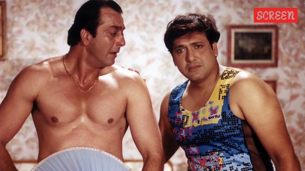 Sanjay Dutt and Govinda in Jodi No 1. (Photo: Express Archives)