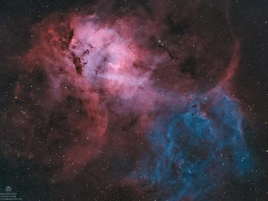 Lion Nebula photo captured in Abu Dhabi.
