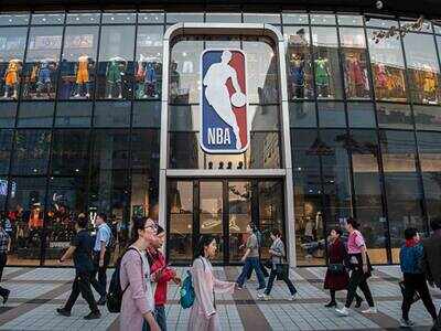 An NBA store in China. (File Photo By: Kevin Frayer/Getty Images)