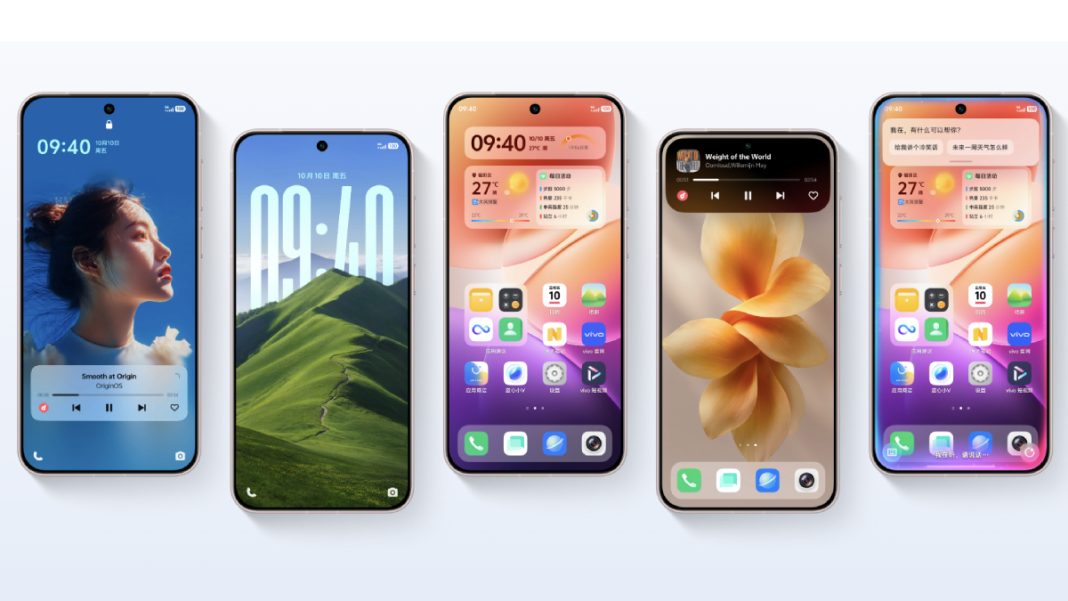 The Vivo Origin OS 6 takes design cues from Apple's iOS 26.