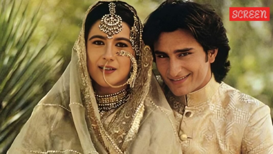 Saif Ali Khan met Amrita Singh on a film set, and the two tied the knot in October 1991.