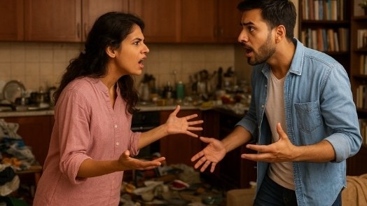 Survey reveals that dirty homes can affect romantic relationships (Photo: AI Generative)