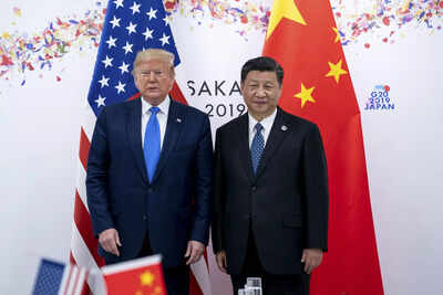 FILE -- President Donald Trump and President Xi Jinping of China at the G20 Summit in Osaka, Japan, June 29, 2019. . (Erin Schaff/The New York Times)